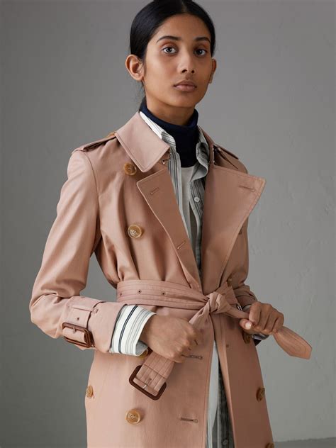 burberry pink apricot trench|burberry shell trench coat.